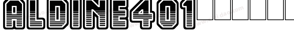 ALdine401字体转换