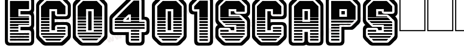 Eco401Scaps字体转换