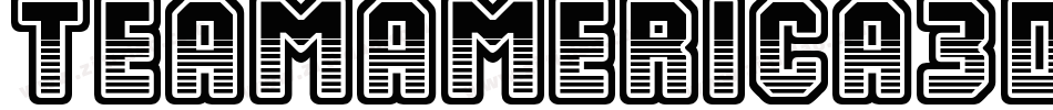 TeamAmerica3D-4DPp字体转换