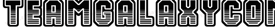 TeamGalaxyCondensed-K7Wpl字体转换