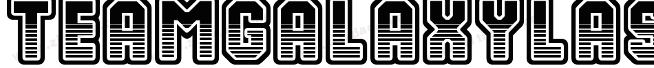 TeamGalaxyLaserItalic-lgKp0字体转换
