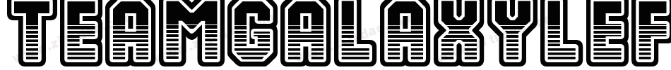 TeamGalaxyLeftalic-YzMK4字体转换