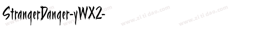 StrangerDanger-yWX2字体转换