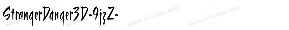 StrangerDanger3D-9jzZ字体转换
