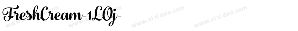 FreshCream-1LOj字体转换