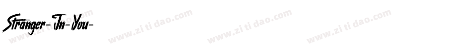 Stranger-In-You字体转换