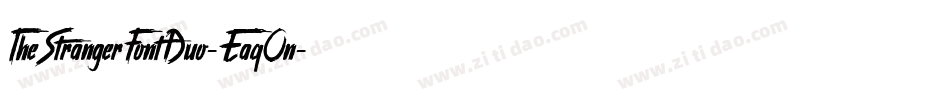 TheStrangerFontDuo-EaqOn字体转换 TheStrangerFontDuo-EaqOn字体转换