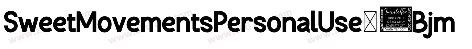SweetMovementsPersonalUse-7BjmV字体转换