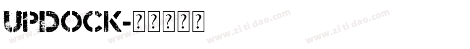 UpDock字体转换