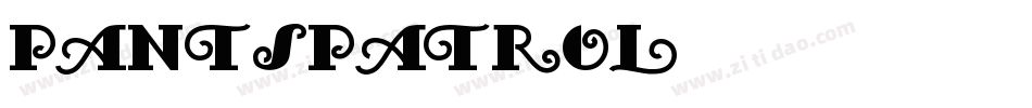 Pantspatrol字体转换