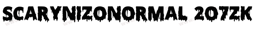 ScarynizoNormal-2O7ZK字体转换
