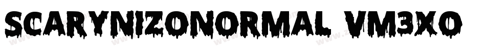 ScarynizoNormal-vm3xO字体转换
