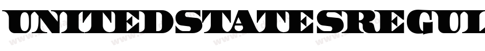 UnitedStatesRegular-RJM字体转换