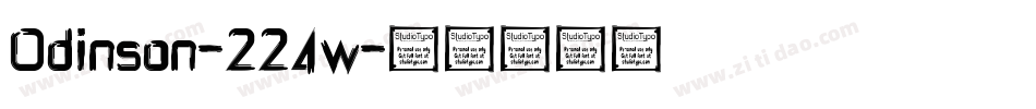 Odinson-224w字体转换
