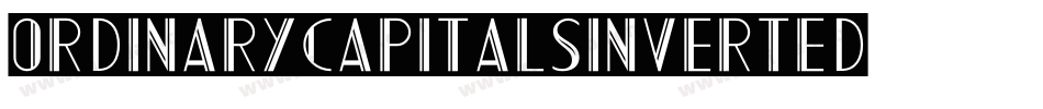 OrdinaryCapitalsInverted字体转换