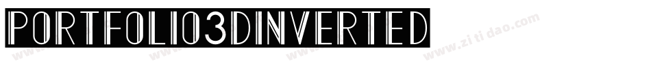 Portfolio3DInverted字体转换