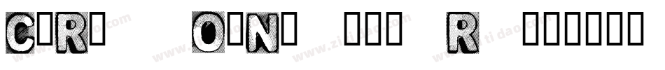 CfRiseOfNationsRegular-vjgD字体转换