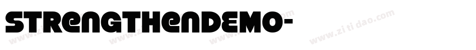 StrengthenDEMO字体转换