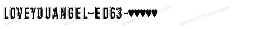 LoveYouAngel-eD63字体转换