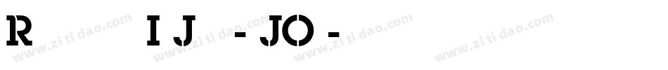 RainstormsInJuly-nJO1字体转换