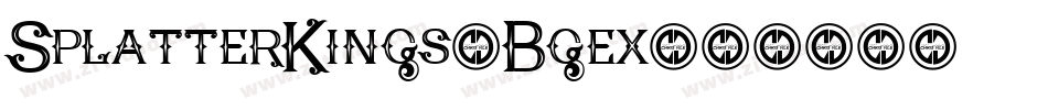 SplatterKings-Bgex字体转换