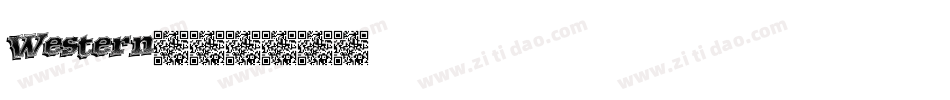 Western字体转换