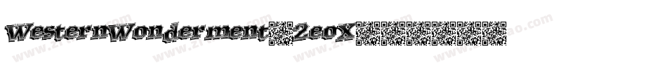 WesternWonderment-2eoX字体转换