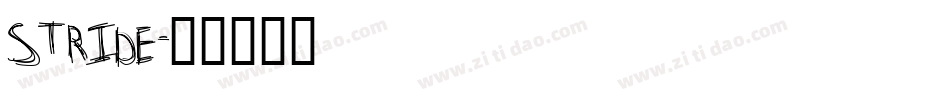 Stride字体转换