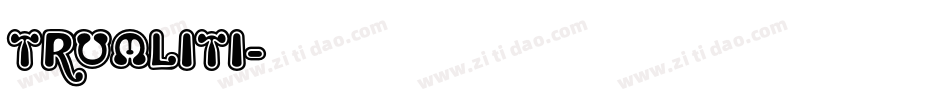 TRUMLITI字体转换