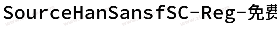 SourceHanSansfSC-Reg字体转换