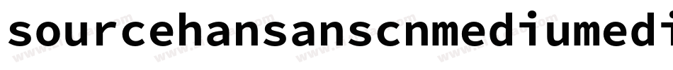 sourcehansanscnmediumedium字体转换
