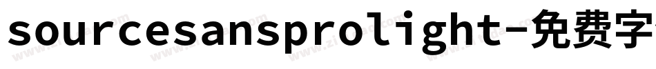 sourcesansprolight字体转换