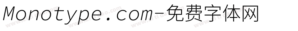 Monotype.com字体转换