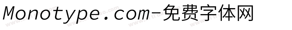 Monotype.com字体转换