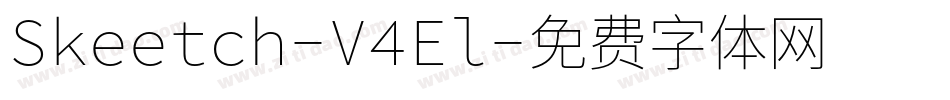 Skeetch-V4El字体转换