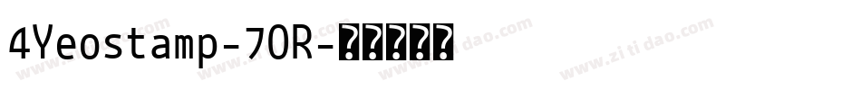 4Yeostamp-7OR字体转换