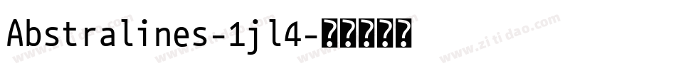 Abstralines-1jl4字体转换