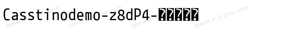 Casstinodemo-z8dP4字体转换