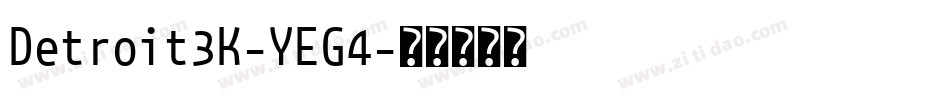 Detroit3K-YEG4字体转换