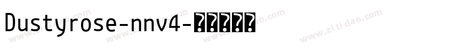 Dustyrose-nnv4字体转换