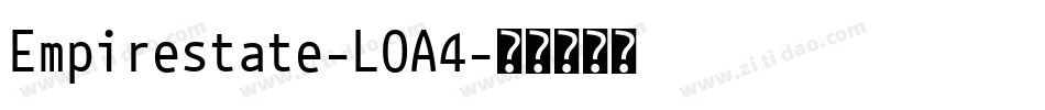 Empirestate-LOA4字体转换