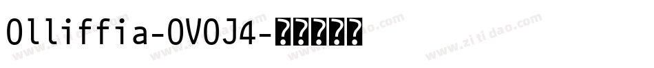 Olliffia-OVOJ4字体转换