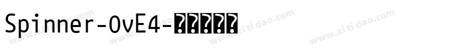 Spinner-0vE4字体转换