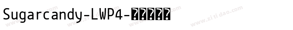 Sugarcandy-LWP4字体转换