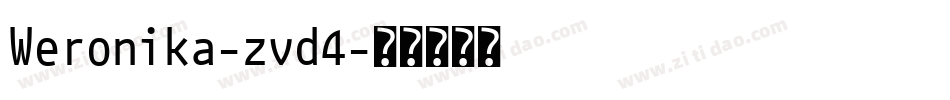 Weronika-zvd4字体转换