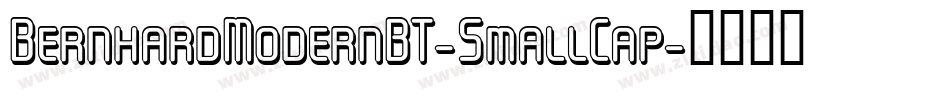 BernhardModernBT-SmallCap字体转换