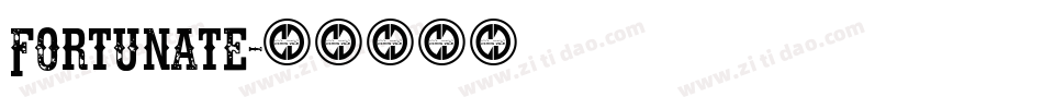 Fortunate字体转换