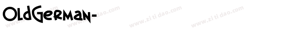 OldGerman字体转换