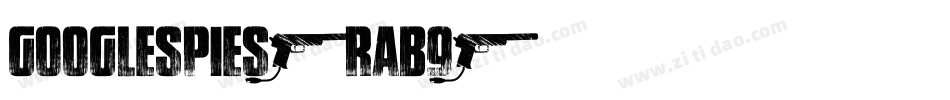 GoogleSpies-rAB9字体转换