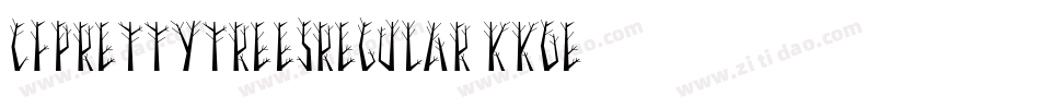 CfPrettyTreesRegular-KKOe字体转换